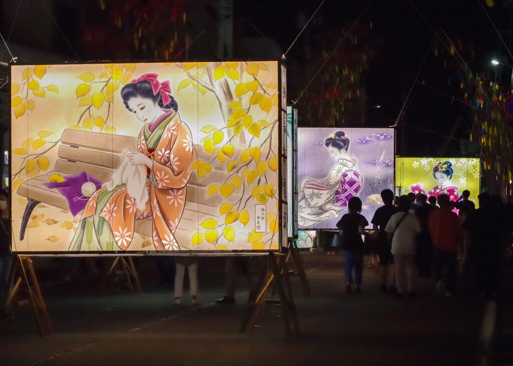 秋田杉ミニ七夕絵どうろう － フォラックス教育